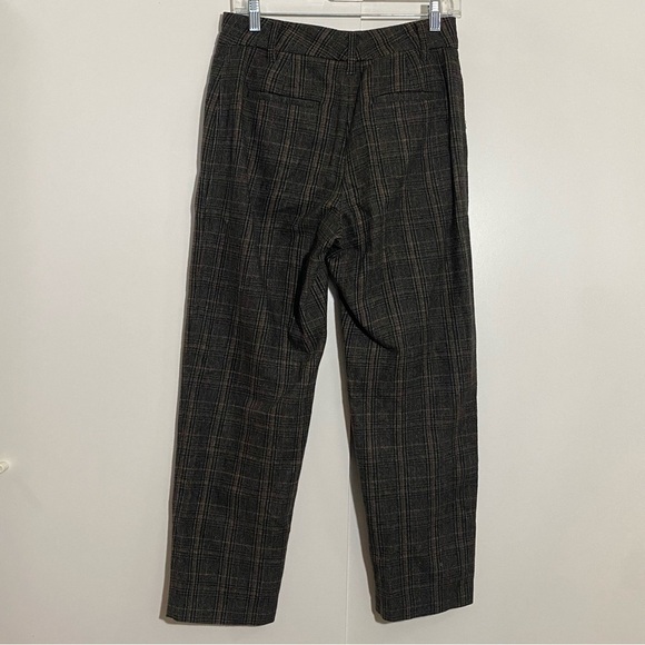 Aritzia Wilfred women plaid cashmere wool career work office crop preppy trouser - Picture 5 of 13